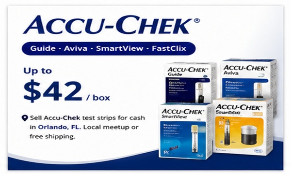 Accu-Chek Guide test strips for sale Orlando Florida