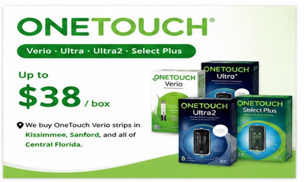 OneTouch Verio test strips buyer Orlando Central Florida